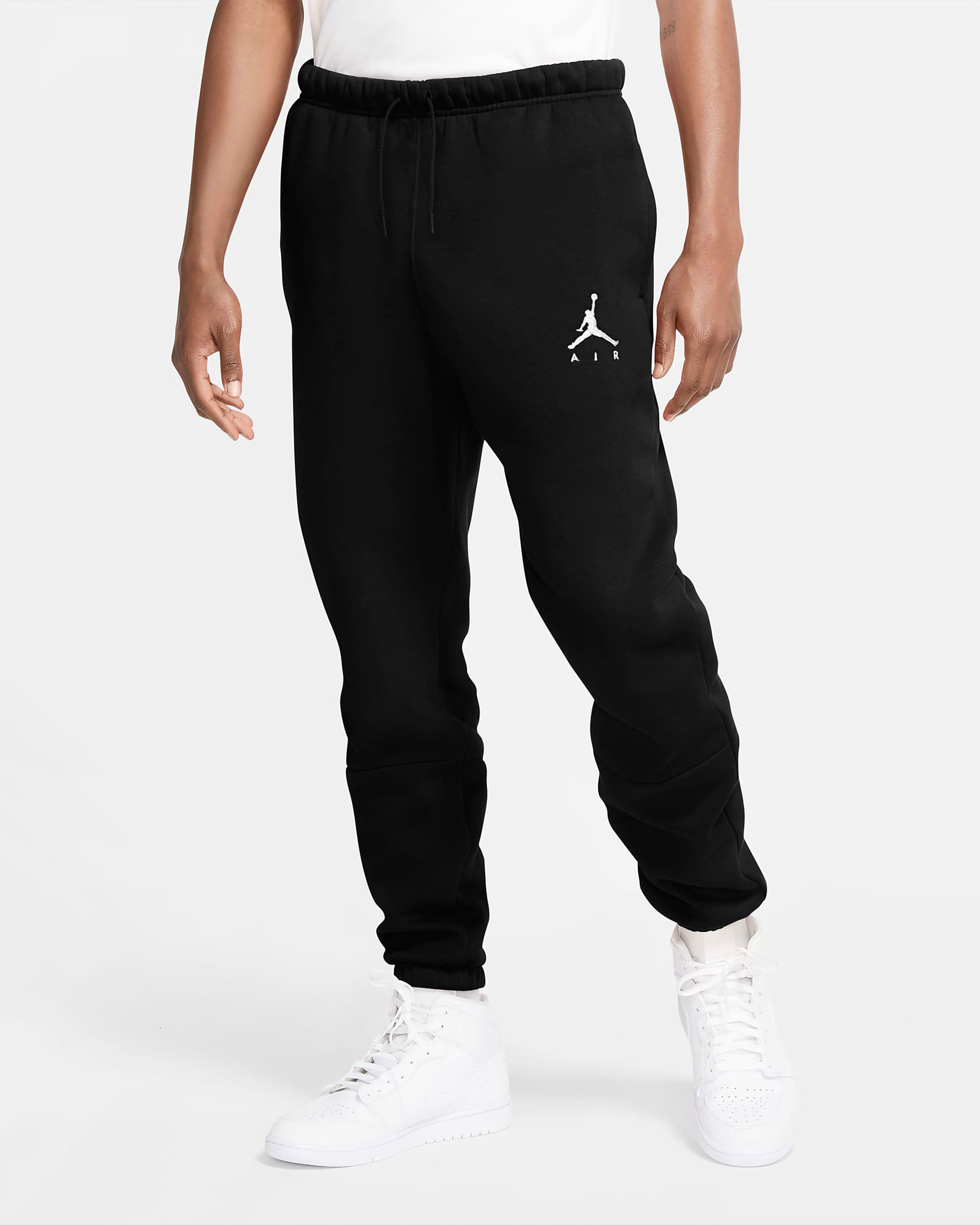 jordan-11-jubilee-black-white-jogger-pants-match