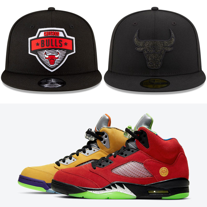 Air Jordan 5 What The Hats to Match 