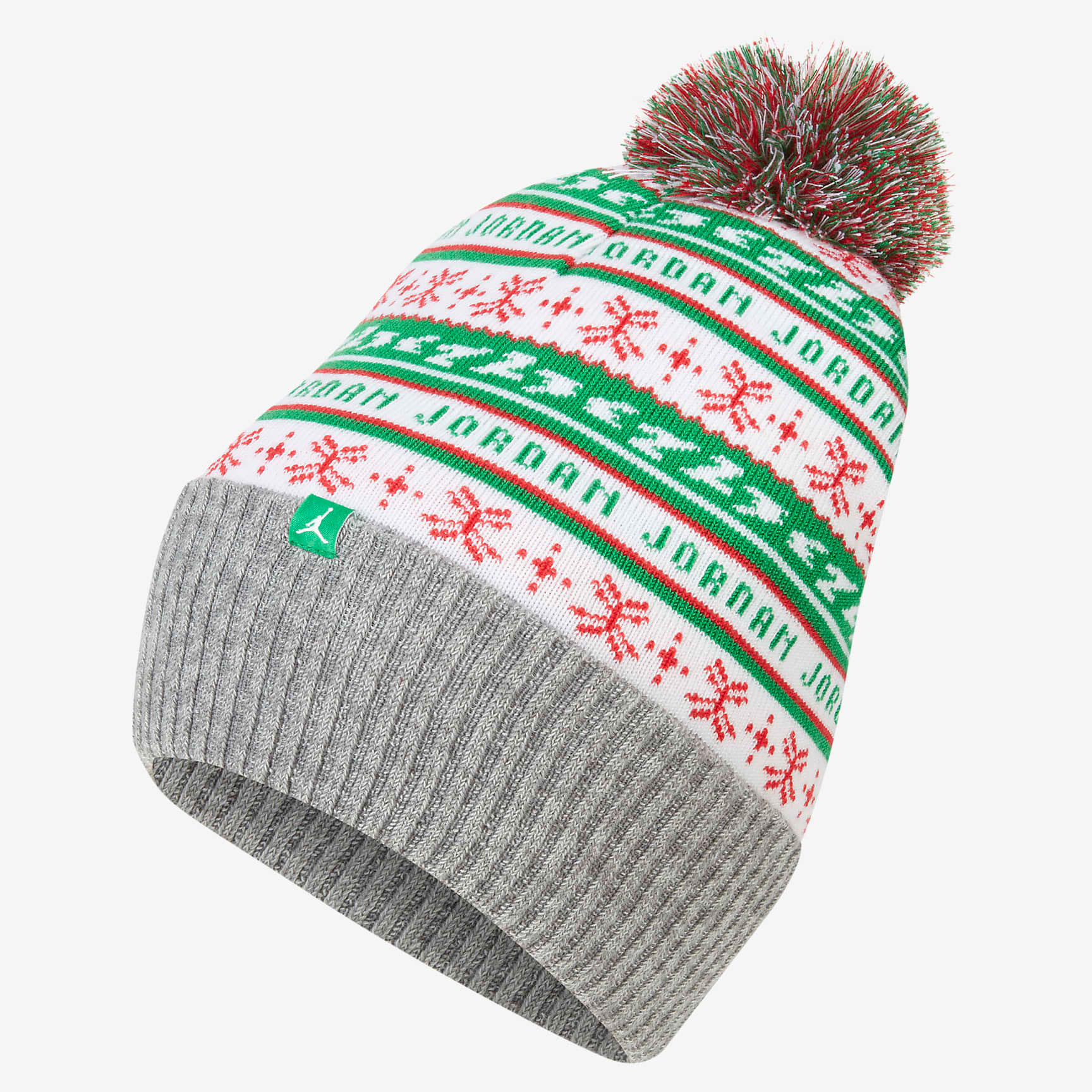 jordan-jumpman-holiday-ugly-sweater-beanie-hat-green-white-red-1