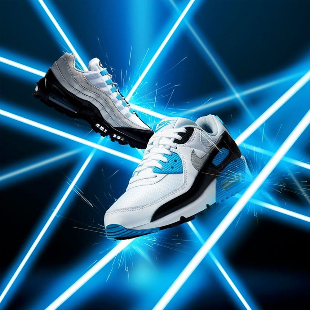 nike air max laser blue sneakers