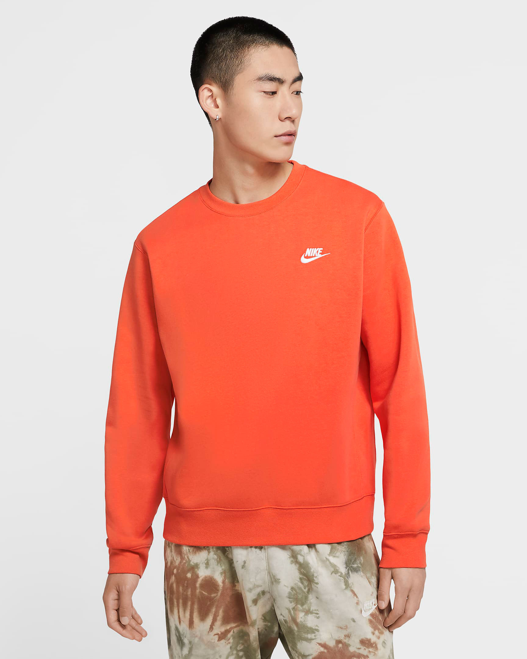 nike-club-fleece-crew-sweatshirt-orange