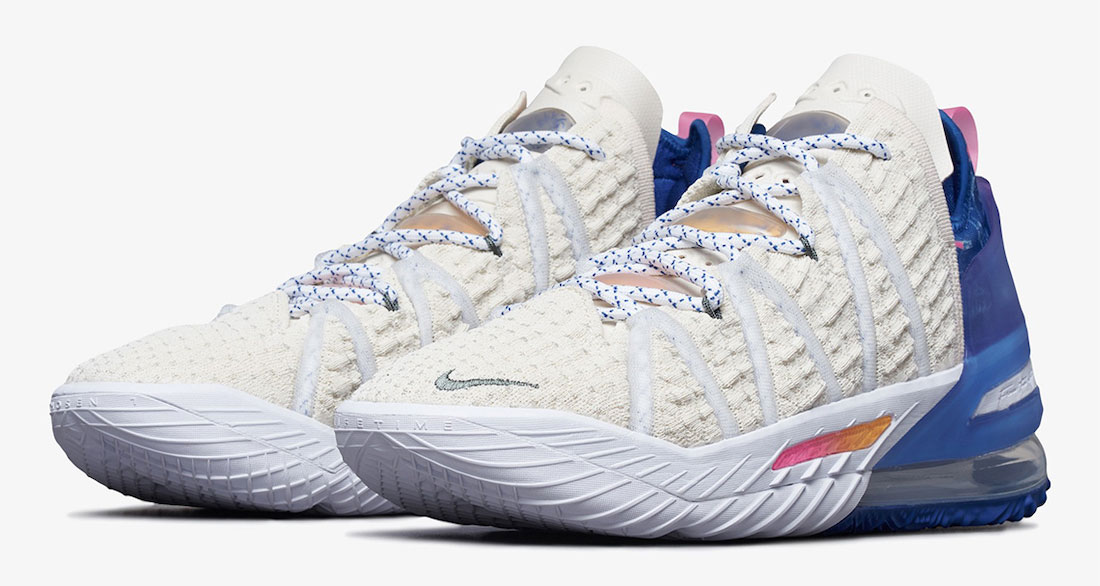 nike lebron 18 los angeles by day release date price