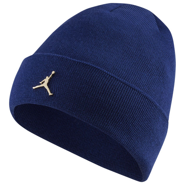 Jordan Jumpman Beanie Hat in Blue and 
