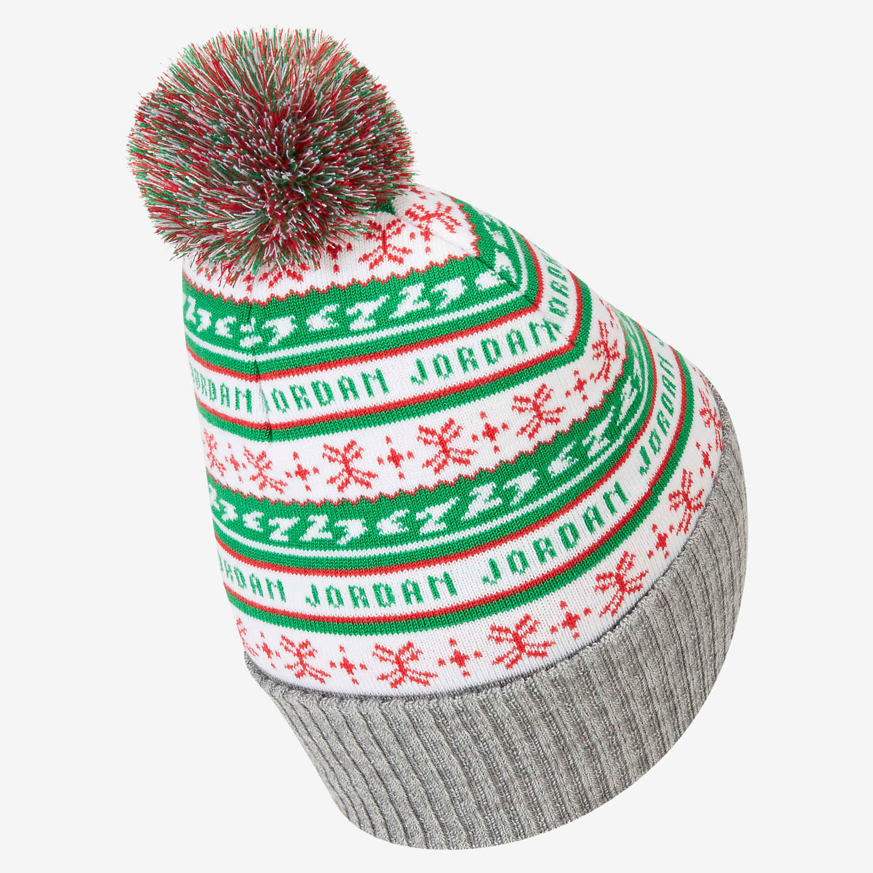 jordan-jumpman-holiday-ugly-sweater-beanie-hat-green-white-red-2
