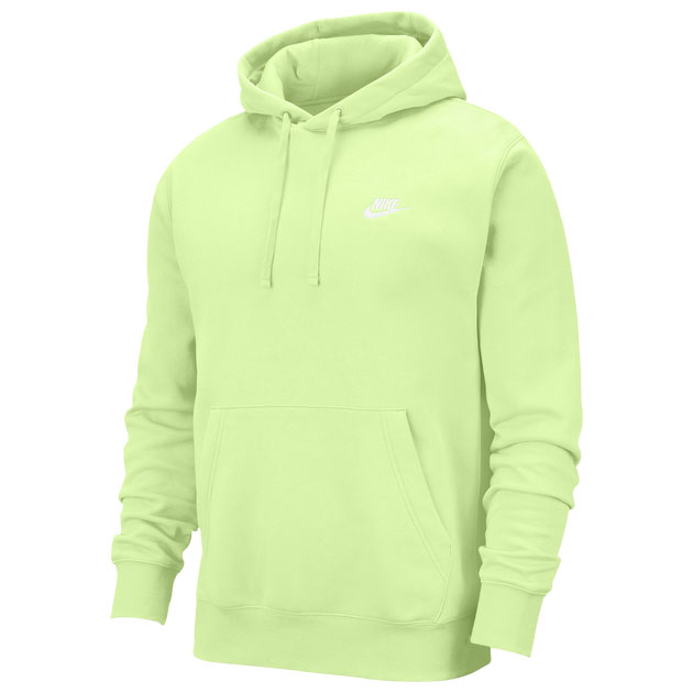 nike light green hoodie