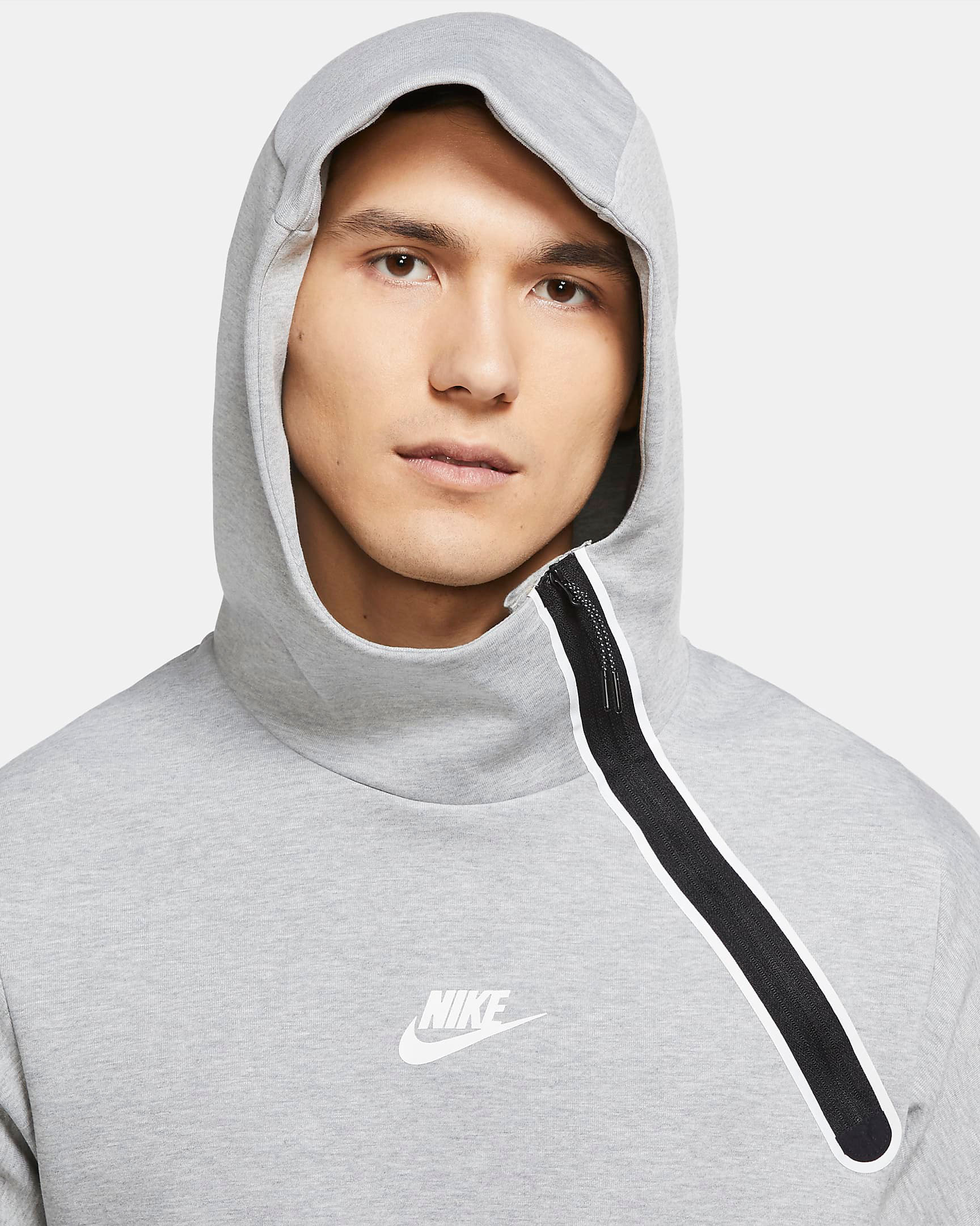 nike-tech-fleece-reflective-hoodie-grey-black-3