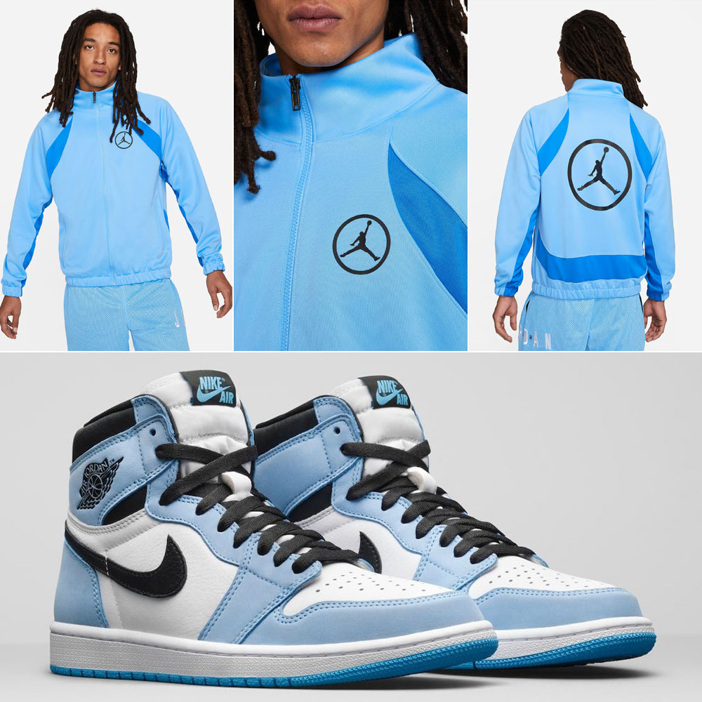 black and blue jordan outfit