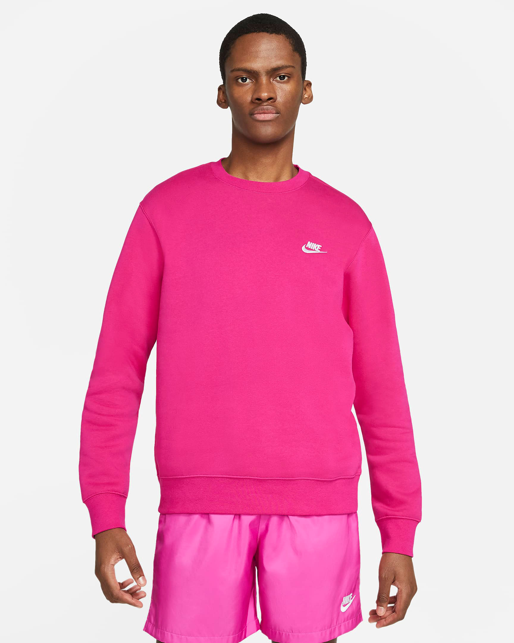 nike-club-fleece-crew-sweatshirt-fireberry-pink