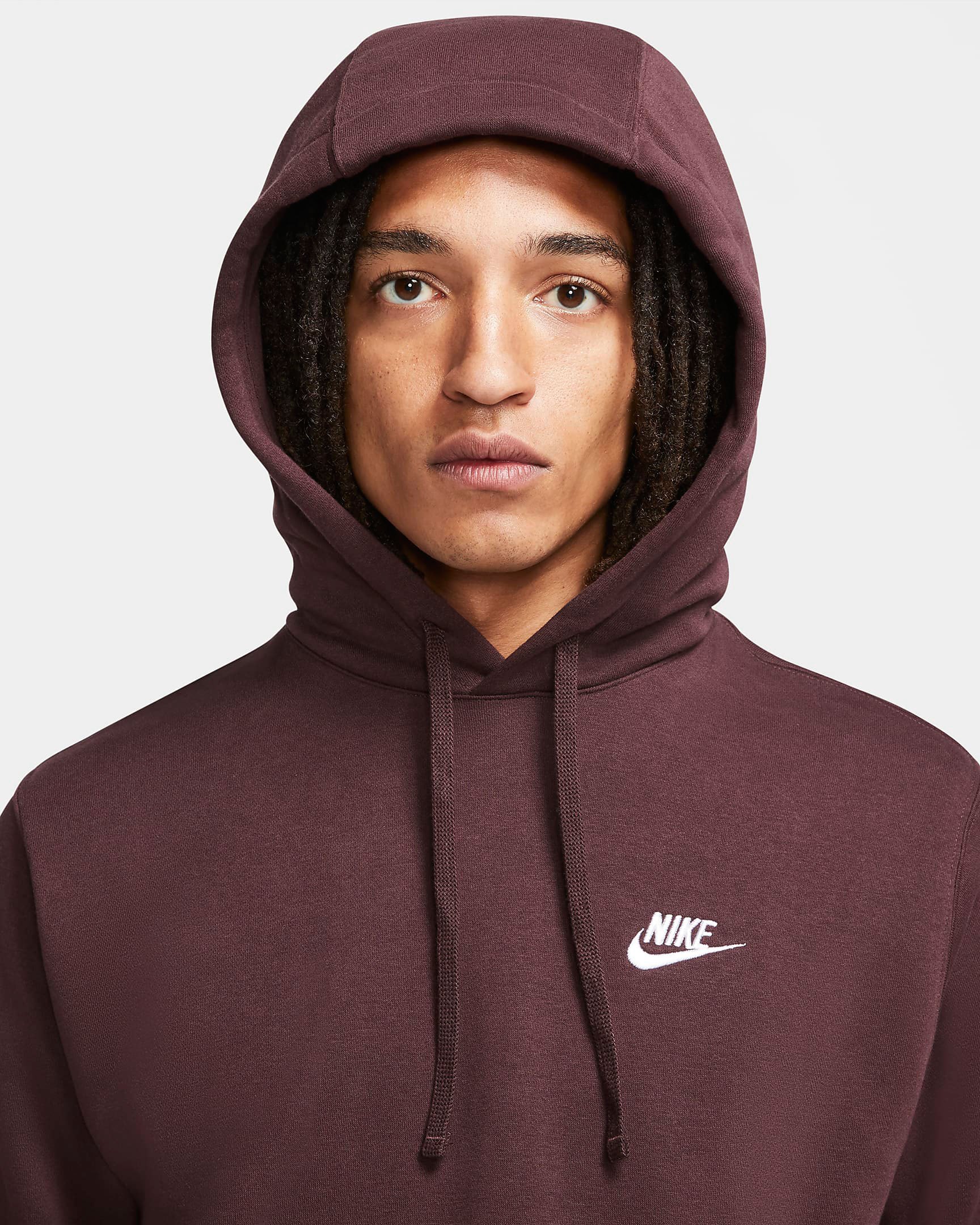 brown nike hoodie