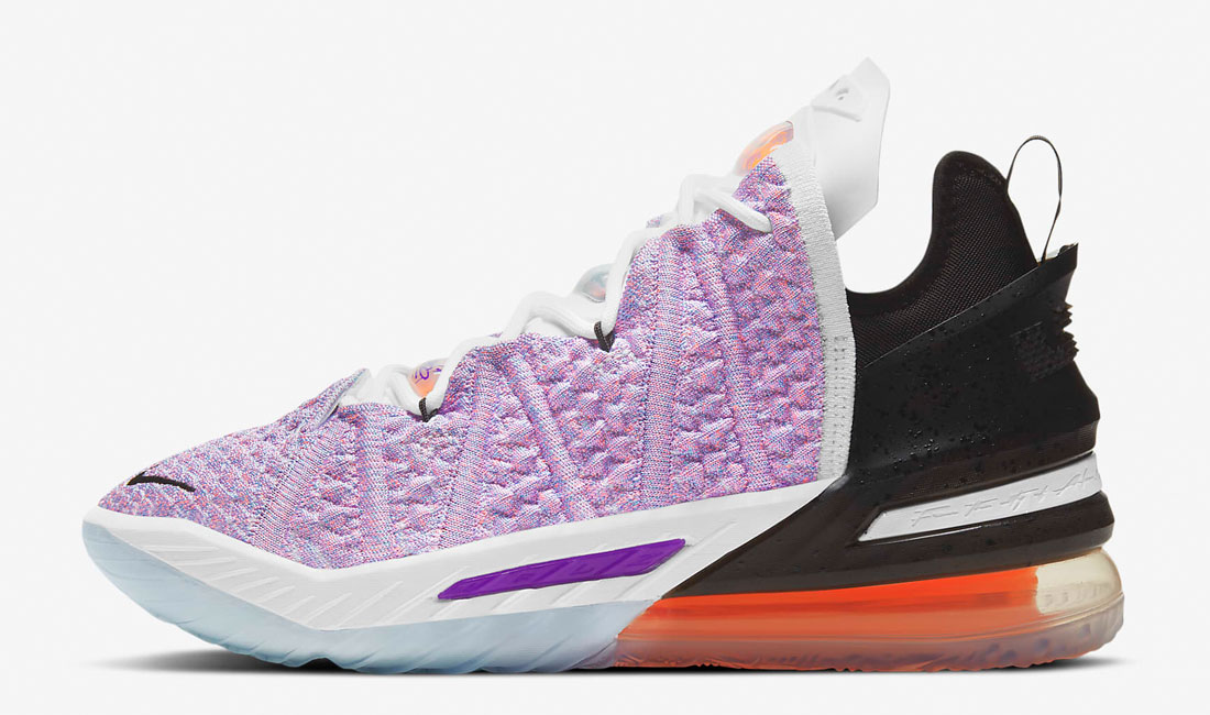 nike lebron 18 multi color sneaker clothing match