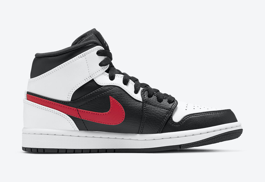 Air-Jordan-1-Mid-Black-Chile-Red-White-554724-075-Release-Date-2