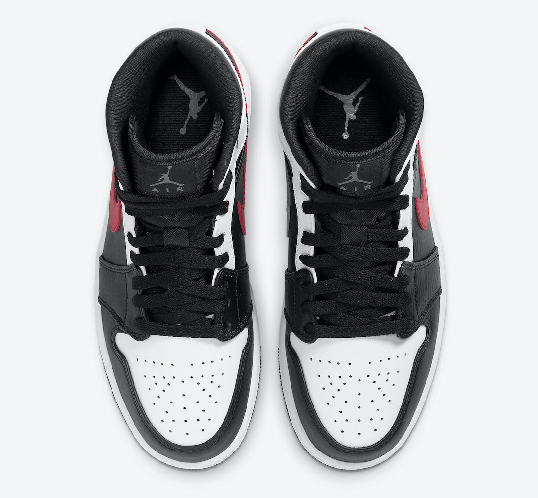 Air-Jordan-1-Mid-Black-Chile-Red-White-554724-075-Release-Date-3