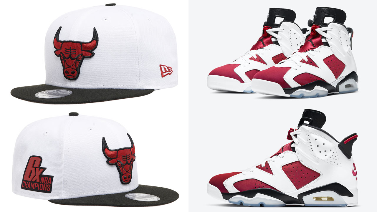 Carmine Jordan 6 Bulls Snapback Hat by 