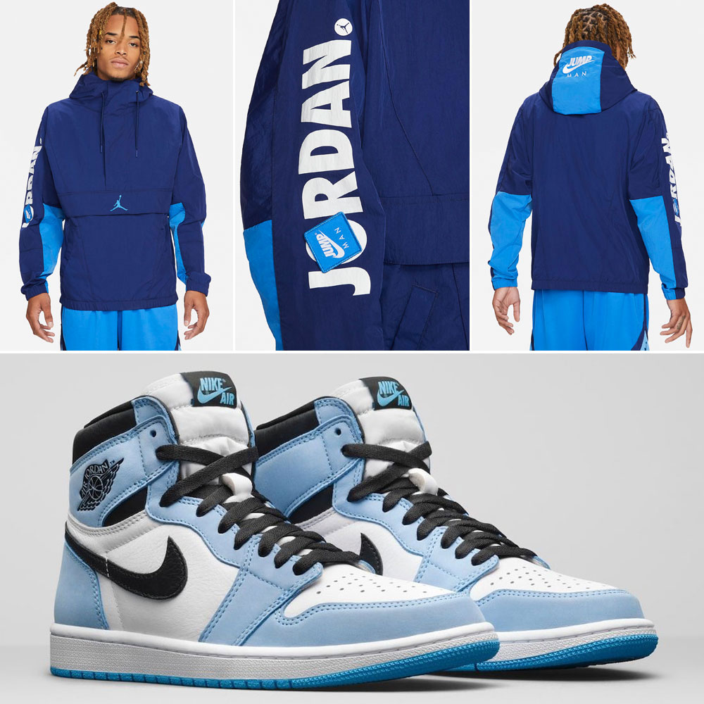blue jordan outfits