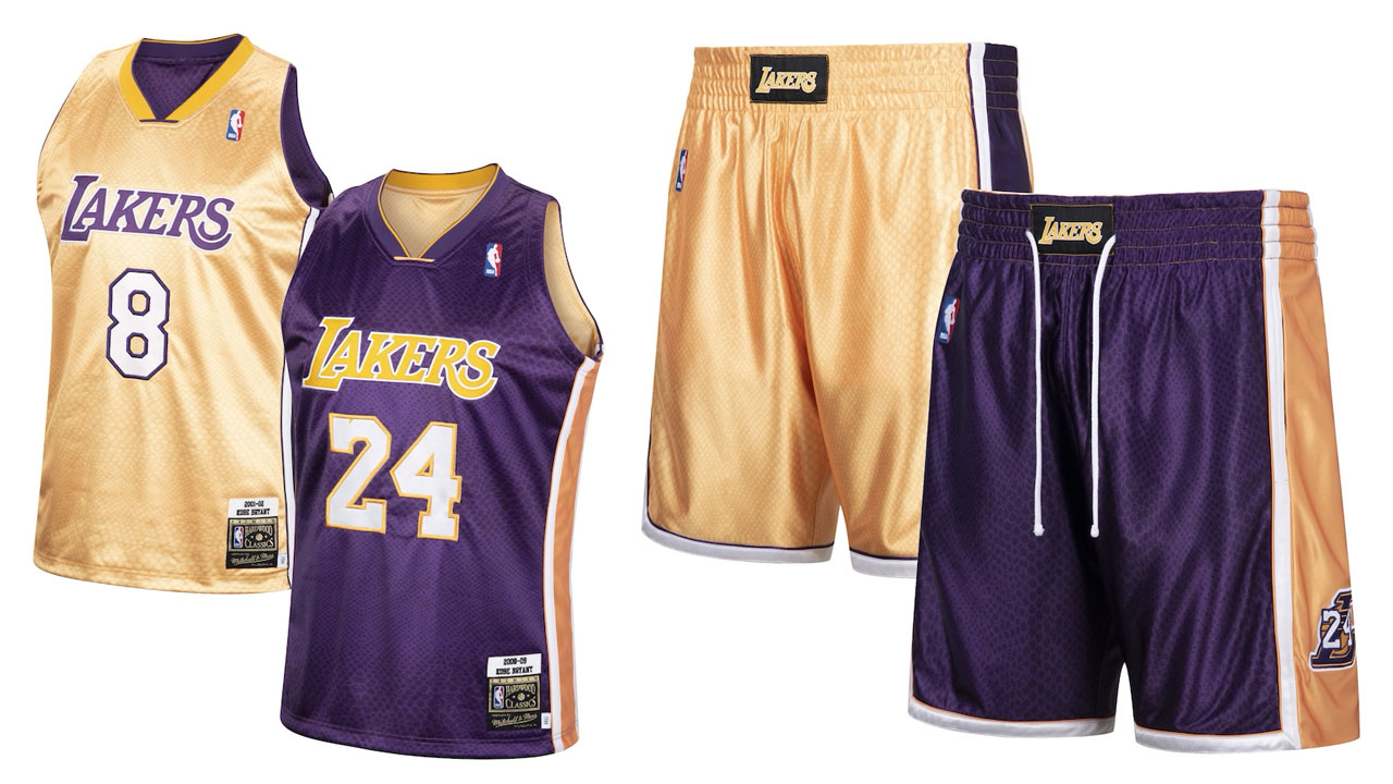 Golden Kobe Bryant 8 Jerseys LA Lake Shorts Suits Sport Set Mesh Vest L-5XL 