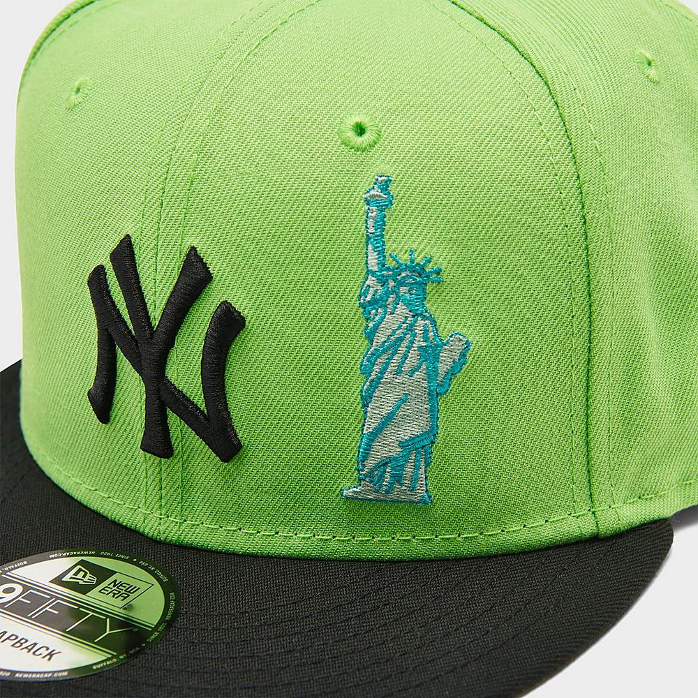 new-era-new-york-yankees-statue-snapback-hat-lime-green-black-3