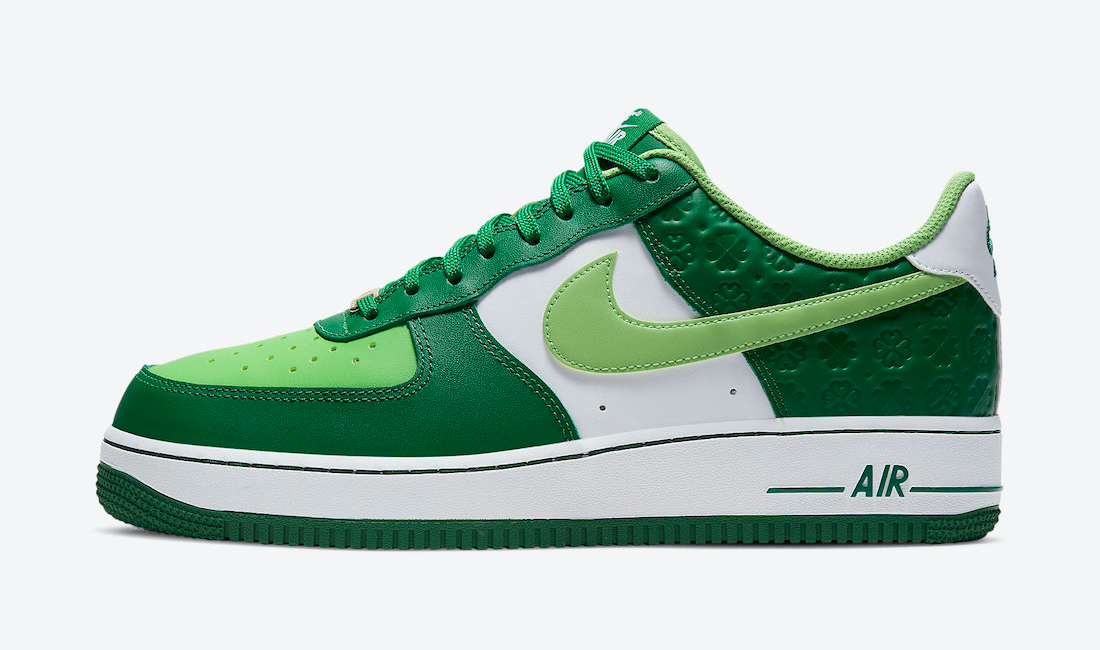 nike air force 1 st patricks day 2021 sneaker clothing match