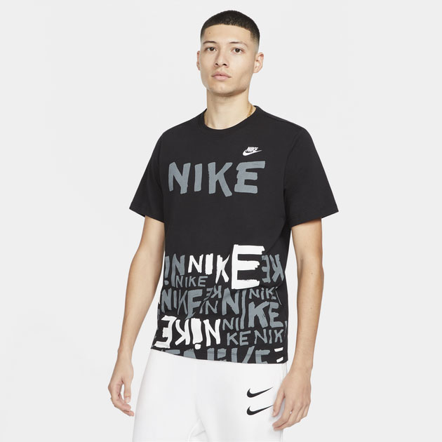 nike-dunk-high-black-white-matching-shirt