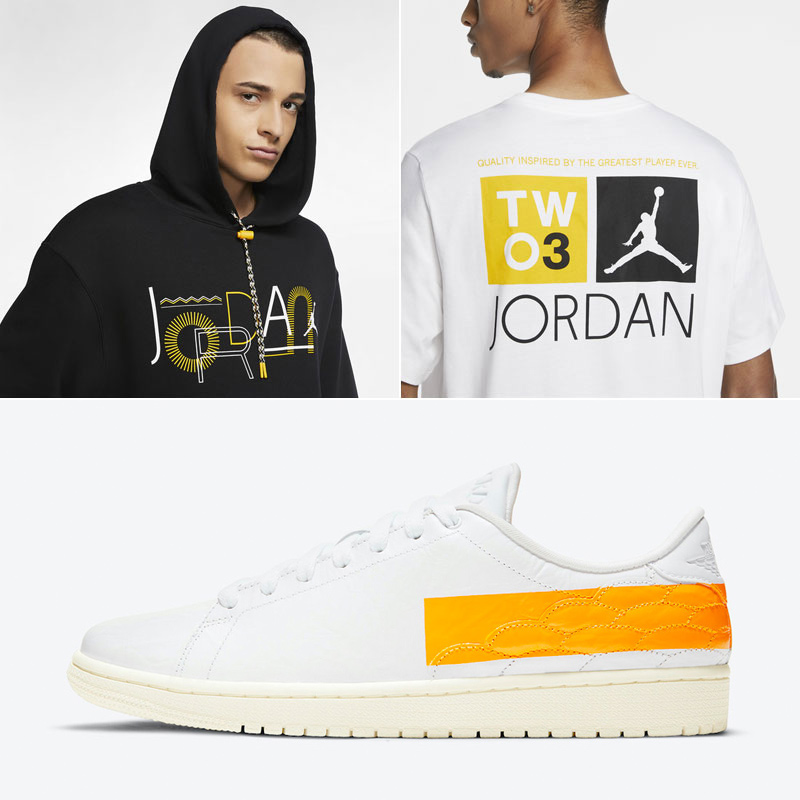 air-jordan-1-centre-court-university-gold-shirt-hoodie-match