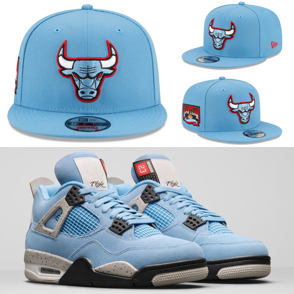 air-jordan-4-university-blue-bulls-new-era-hat-match