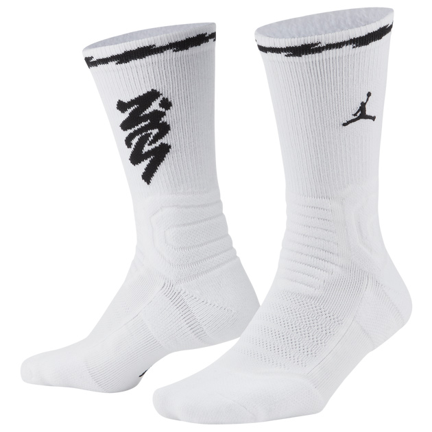 jordan-zion-socks-white-black
