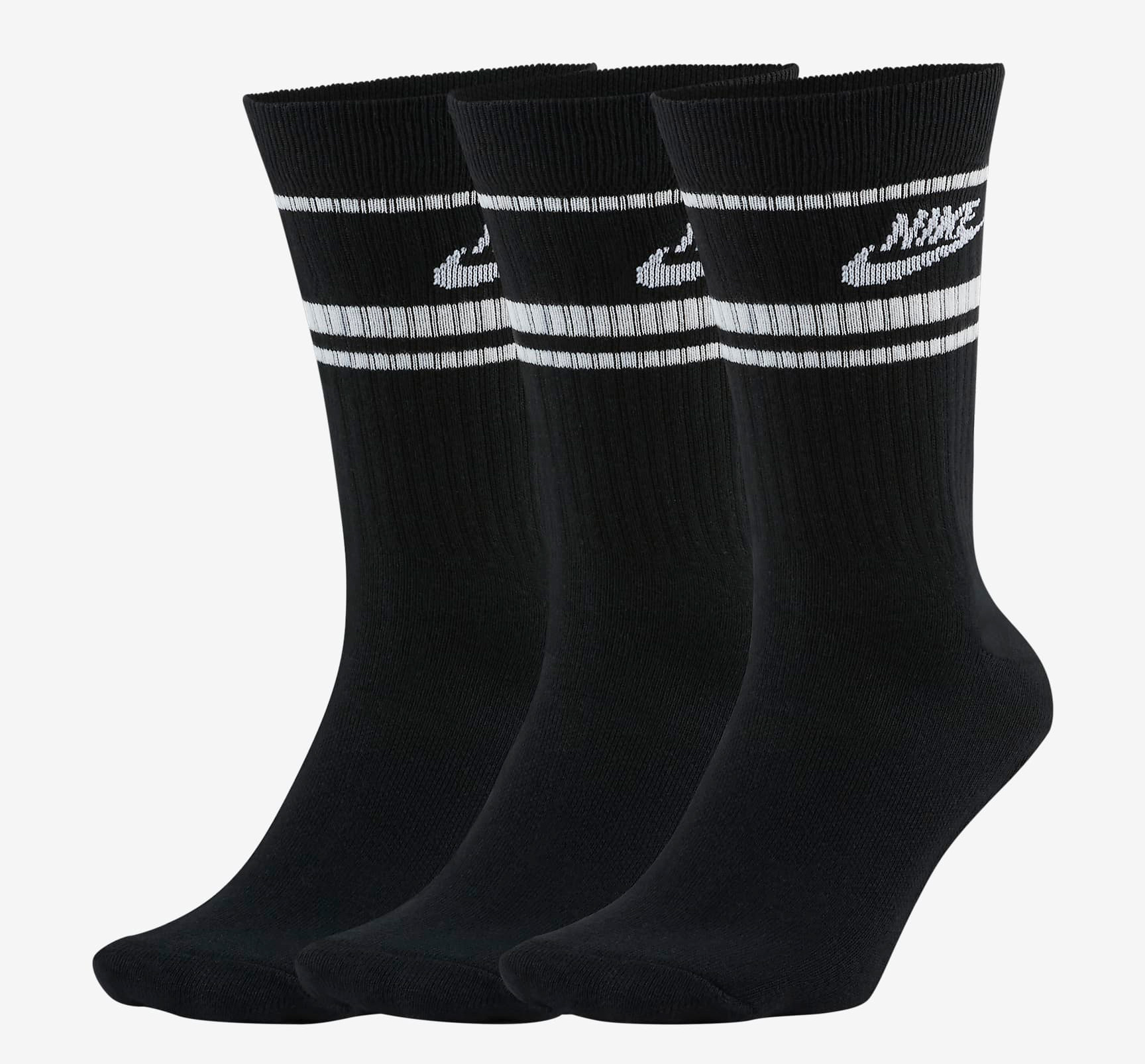 nike-sportswear-essential-socks-black-white