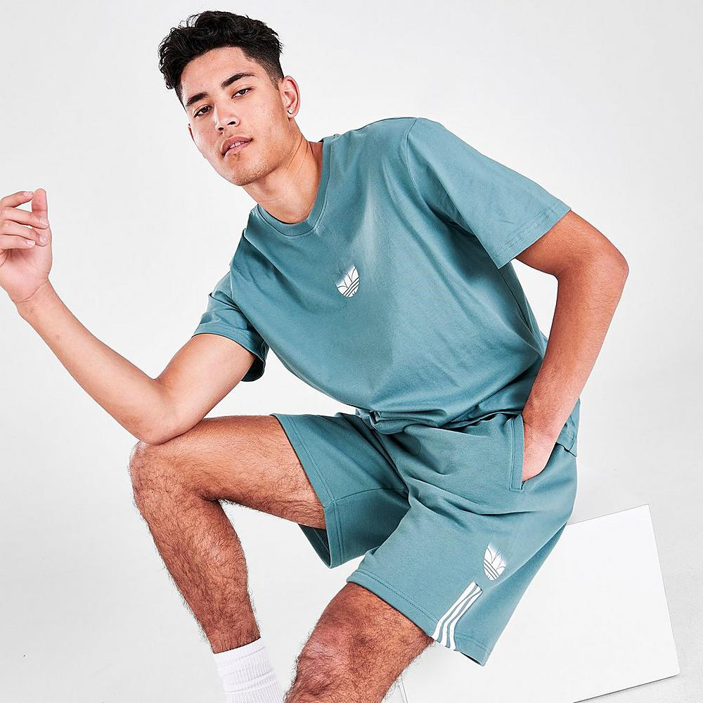 adidas-yeezy-380-alien-blue-matching-t-shirt-shorts-outfit