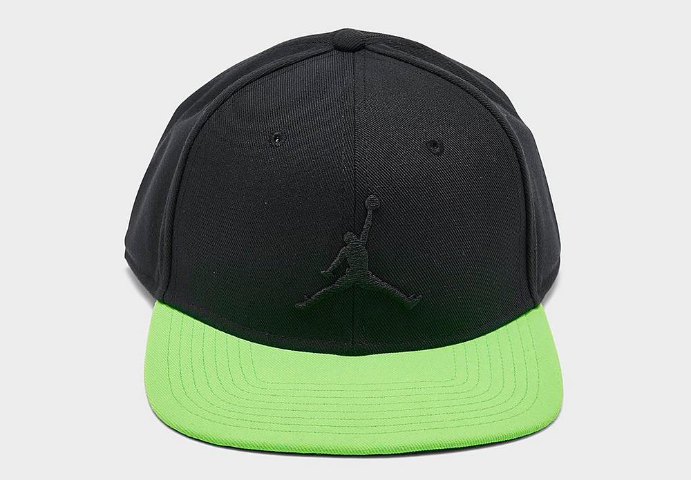 electric green jordan hat