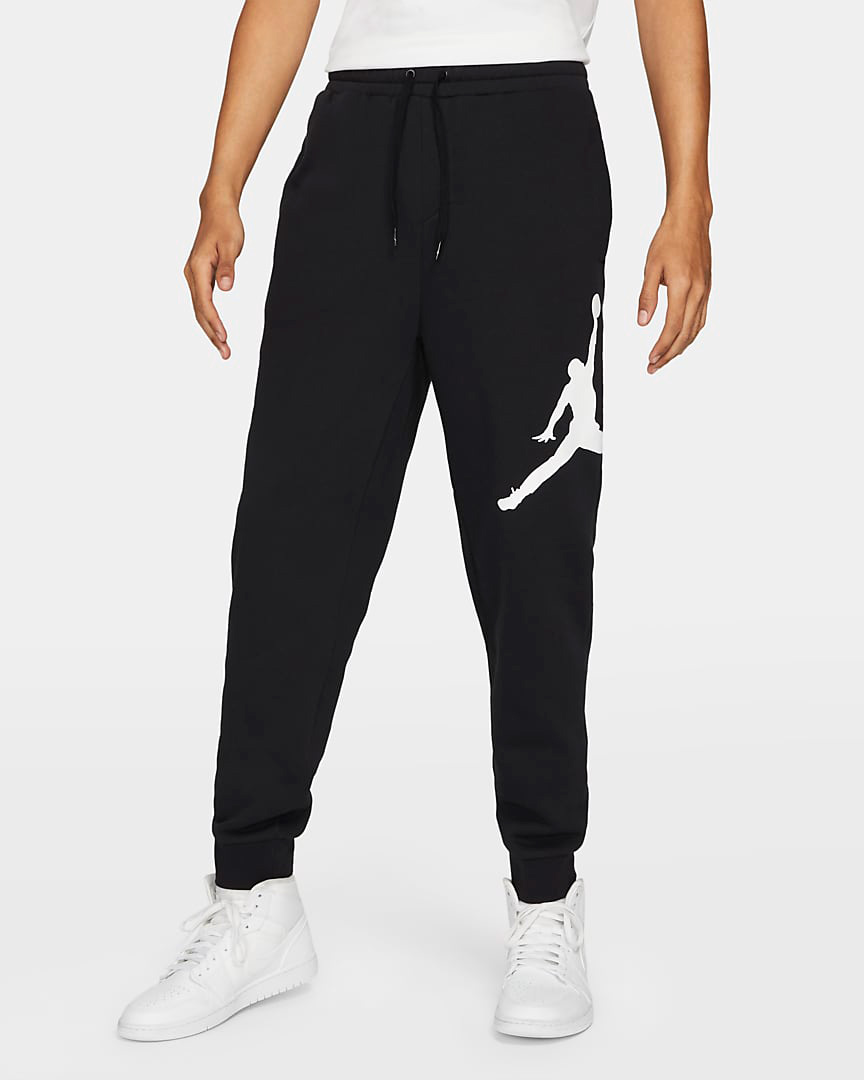 jordan-jumpman-logo-fleece-pants-black-white-1
