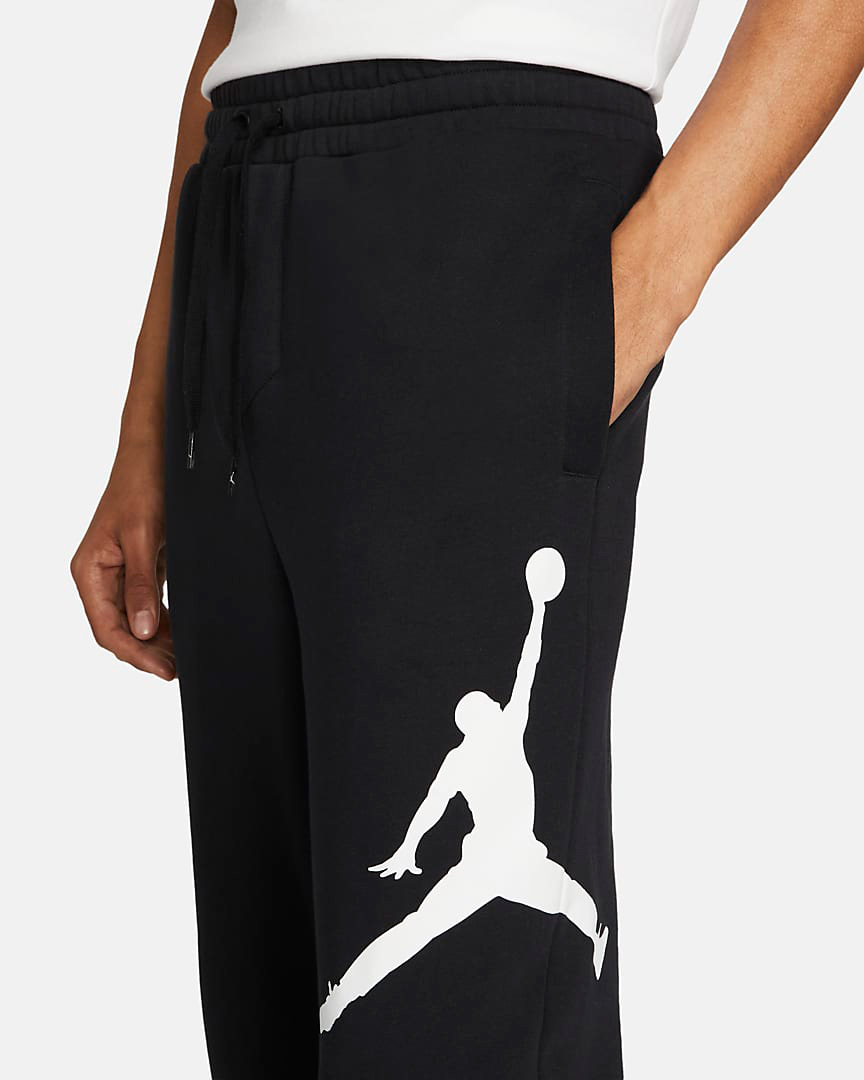 jordan-jumpman-logo-fleece-pants-black-white-2