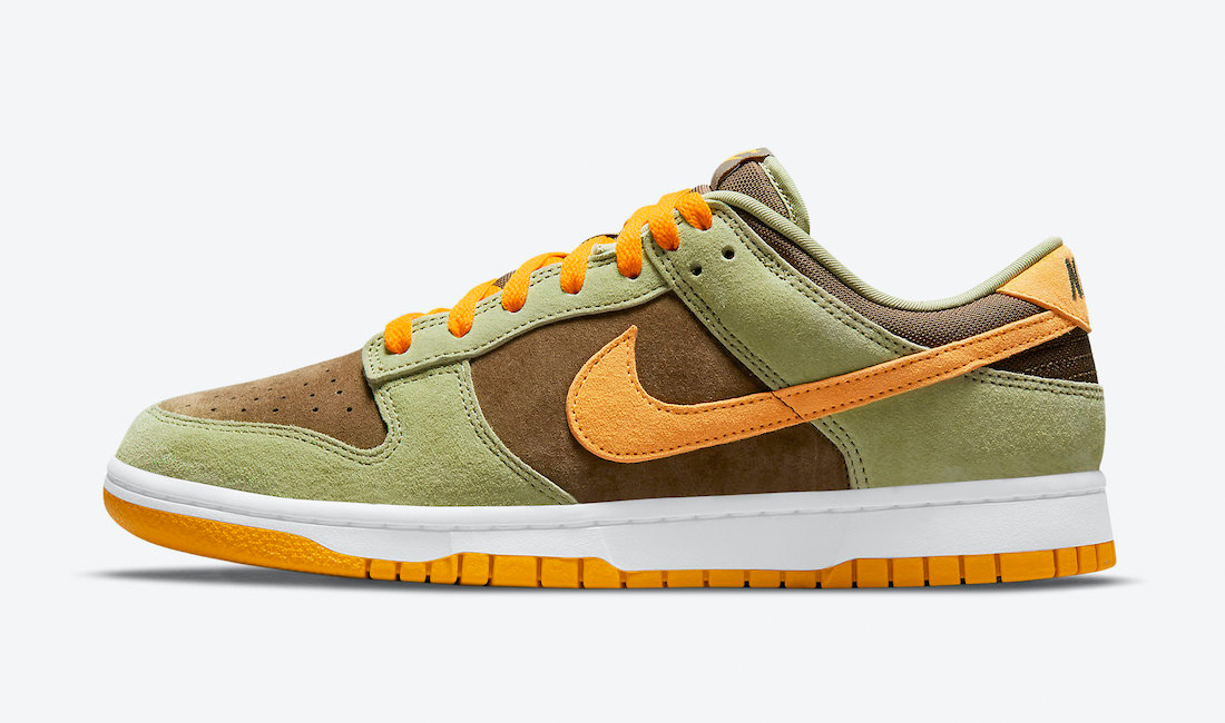 nike dunk low dusty olive sneaker clothing match