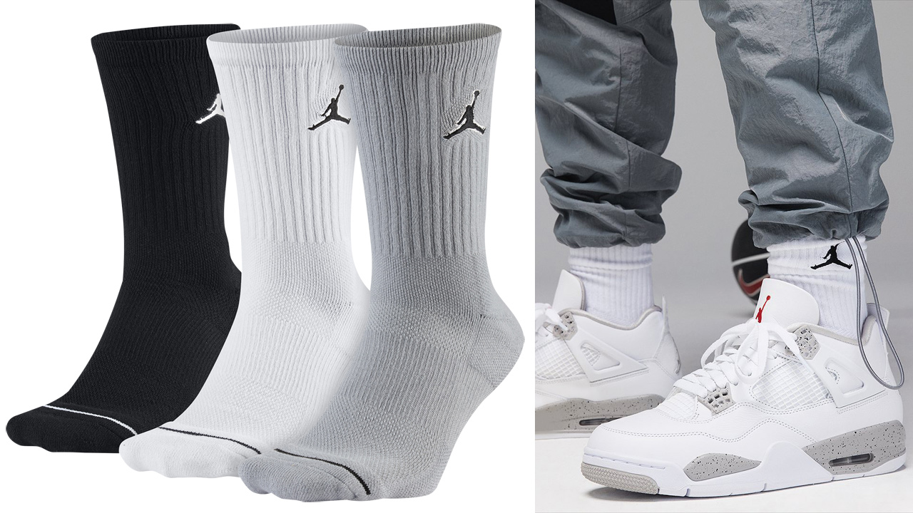cool grey jordan socks