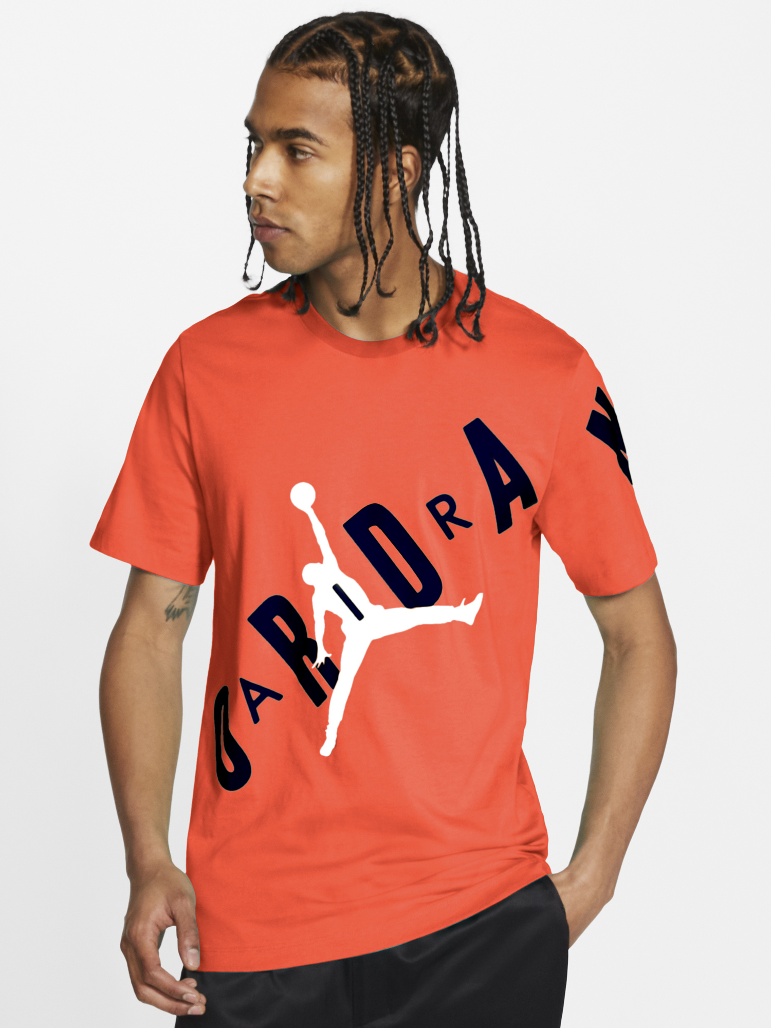 jordan-orange-stretch-t-shirt