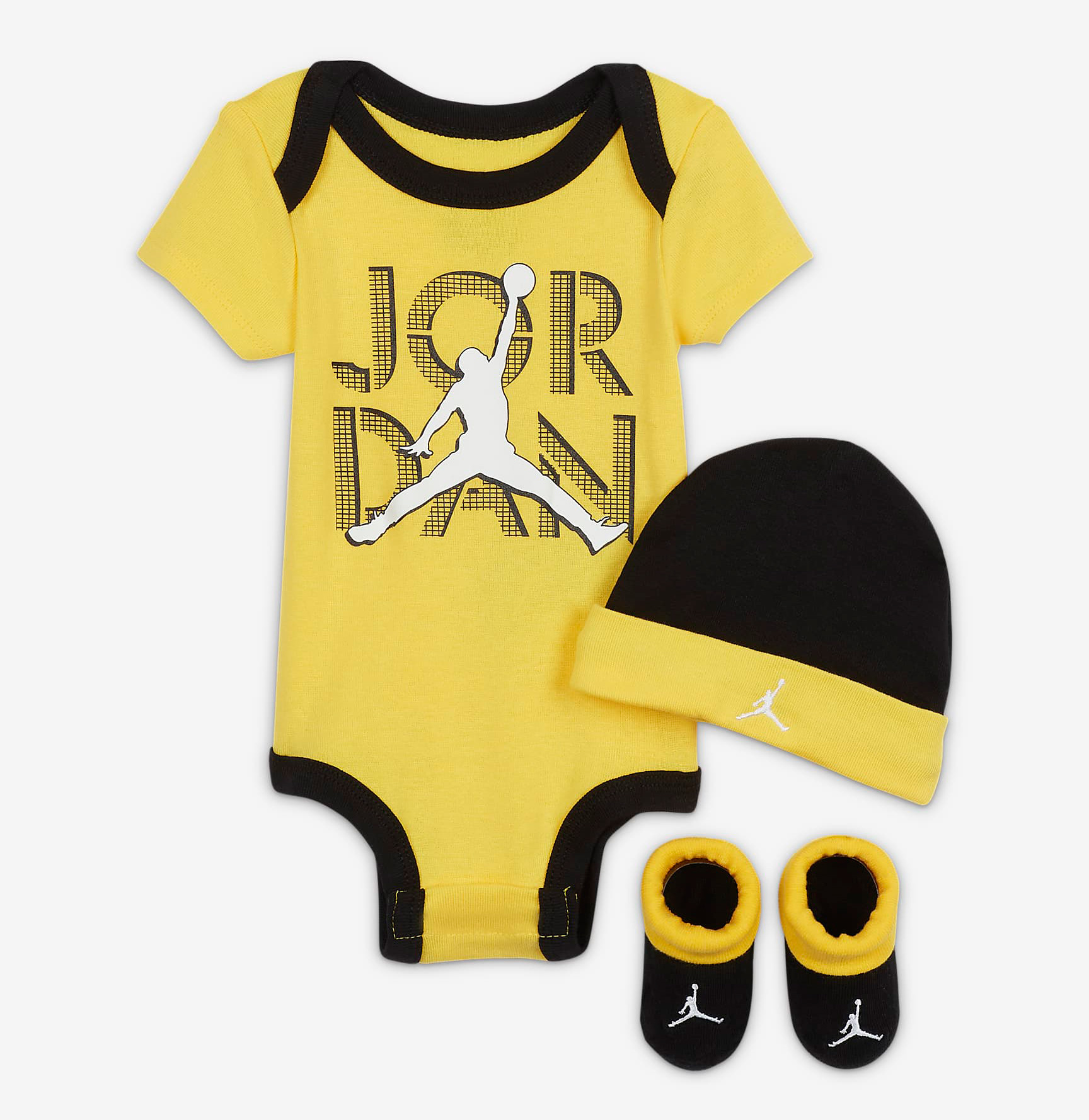 air-jordan-4-lightning-kids-baby-shirt-hat-clothing-set