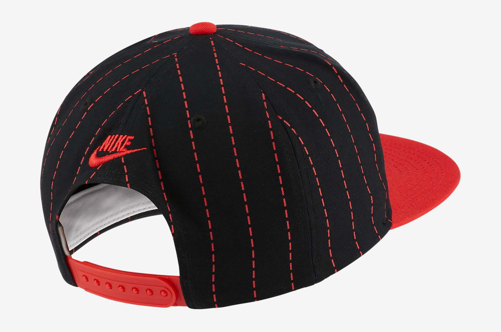 nike basketball hat black chile red 2
