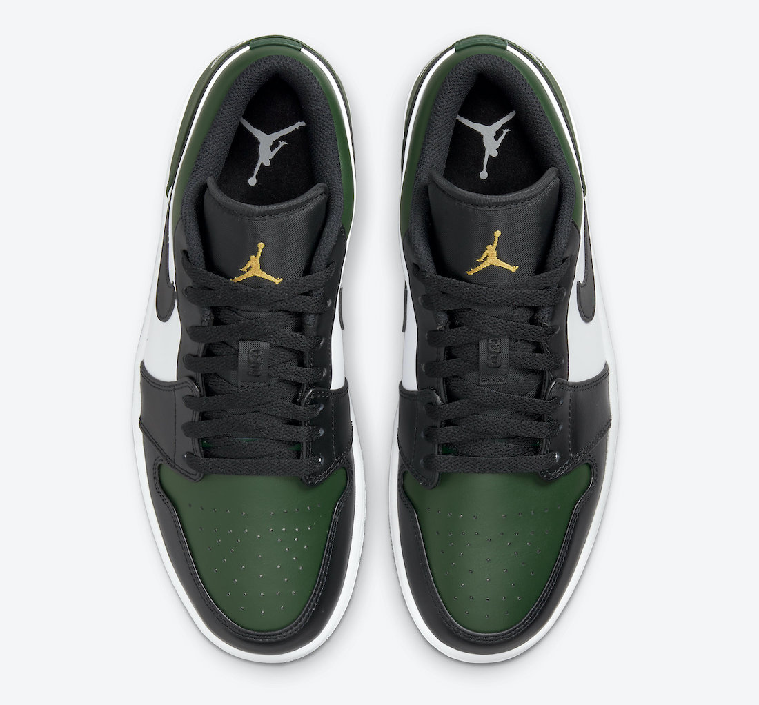 Air-Jordan-1-Low-Green-Toe-553558-371-Release-Date-3