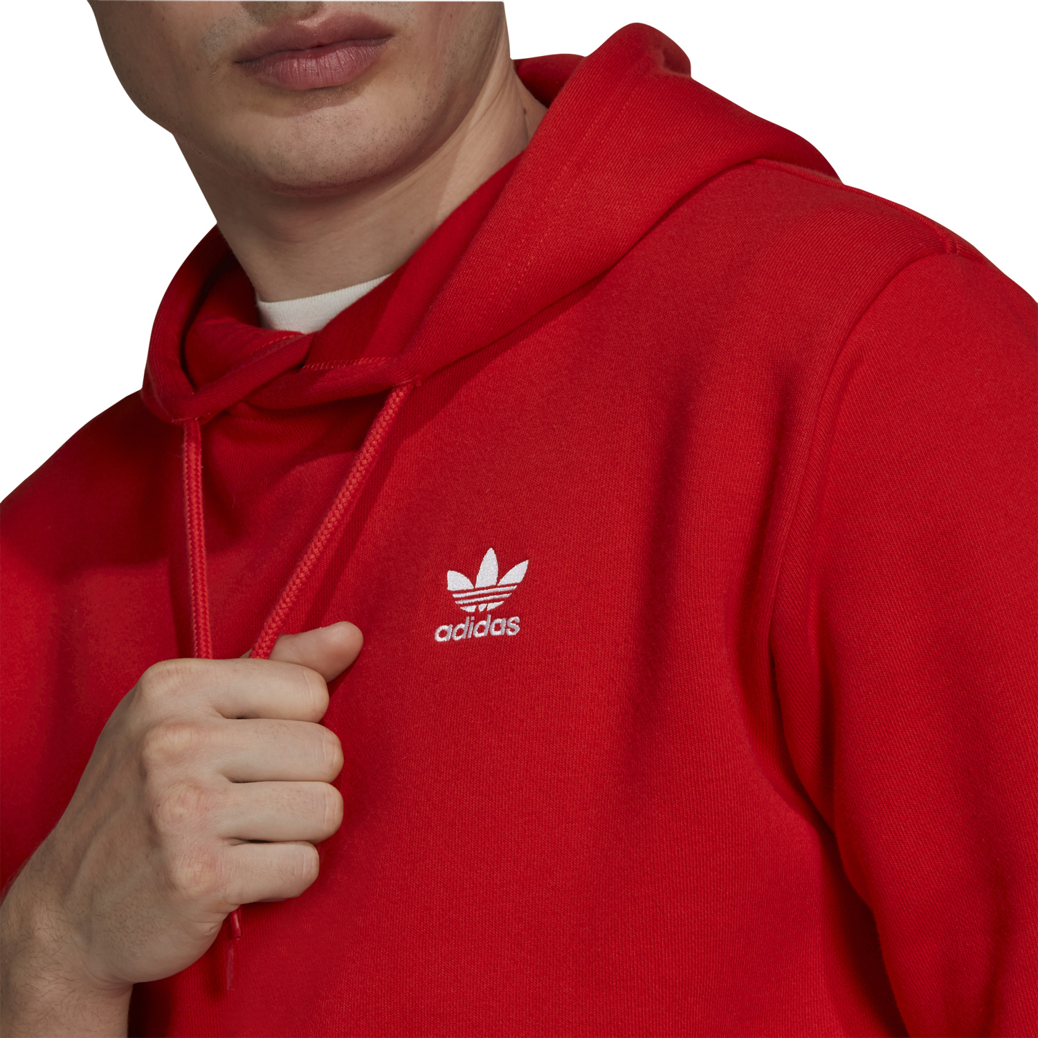 adidas-red-essential-trefoil-hoodie-2