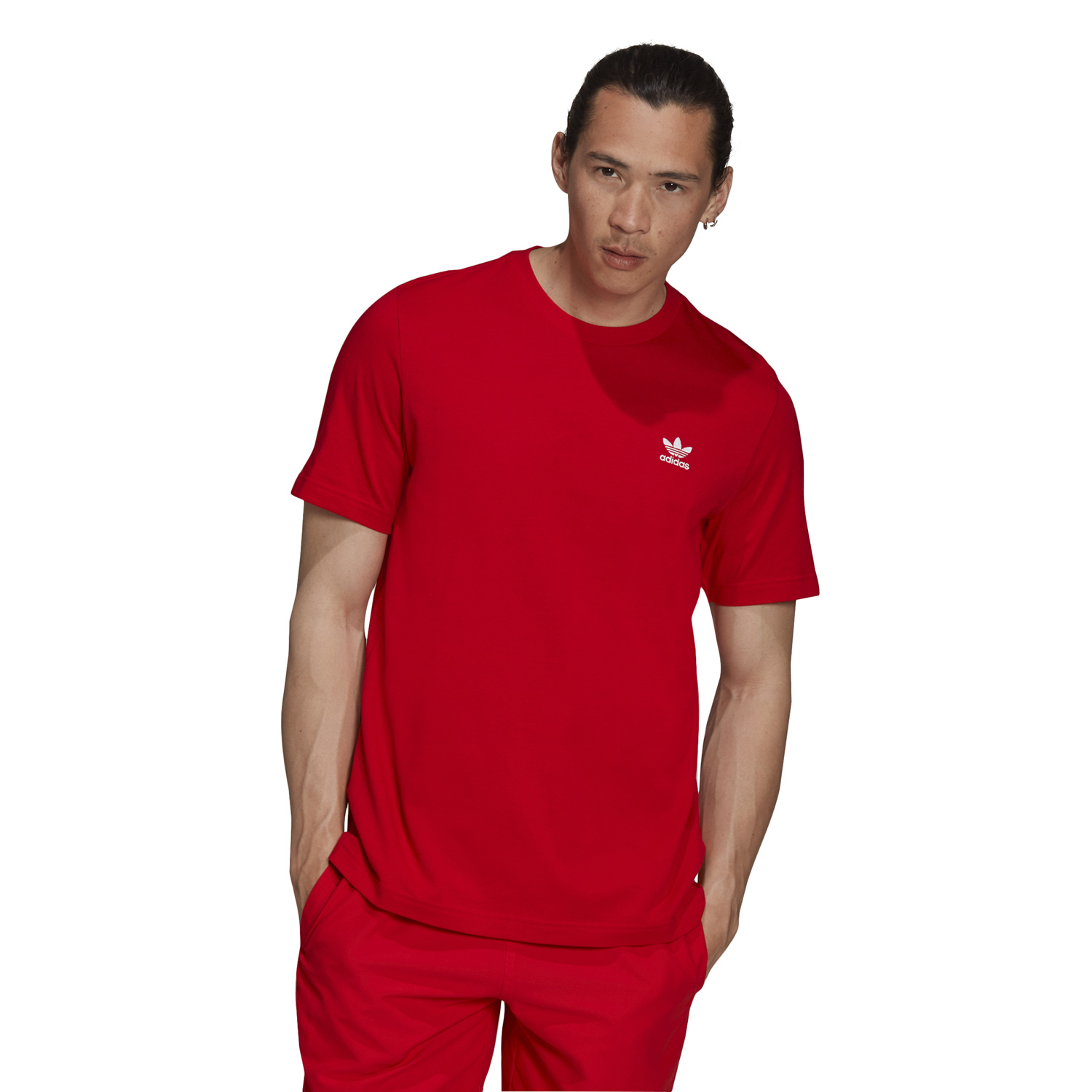 adidas-red-essential-trefoil-t-shirt-1