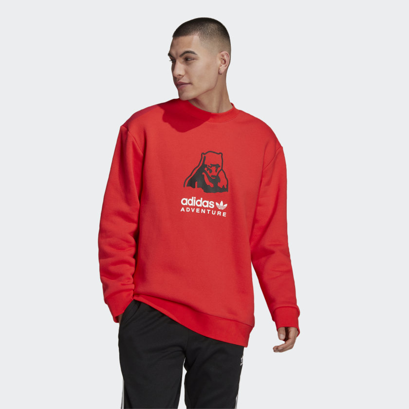 adidas_Adventure_Big_Logo_Crew_Sweatshirt_Red_H09050_21_model