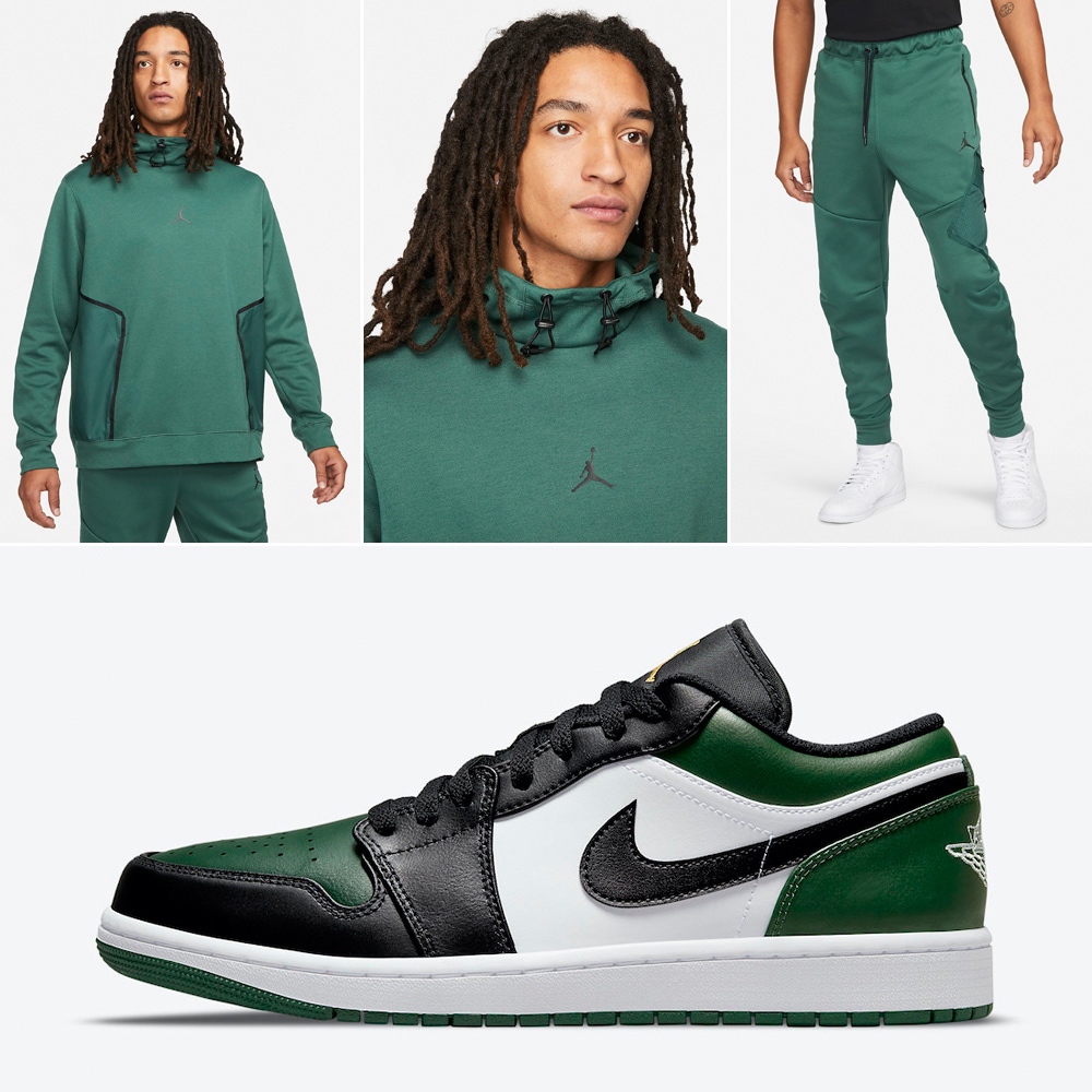 air-jordan-1-low-green-toe-hoodie-pants-match
