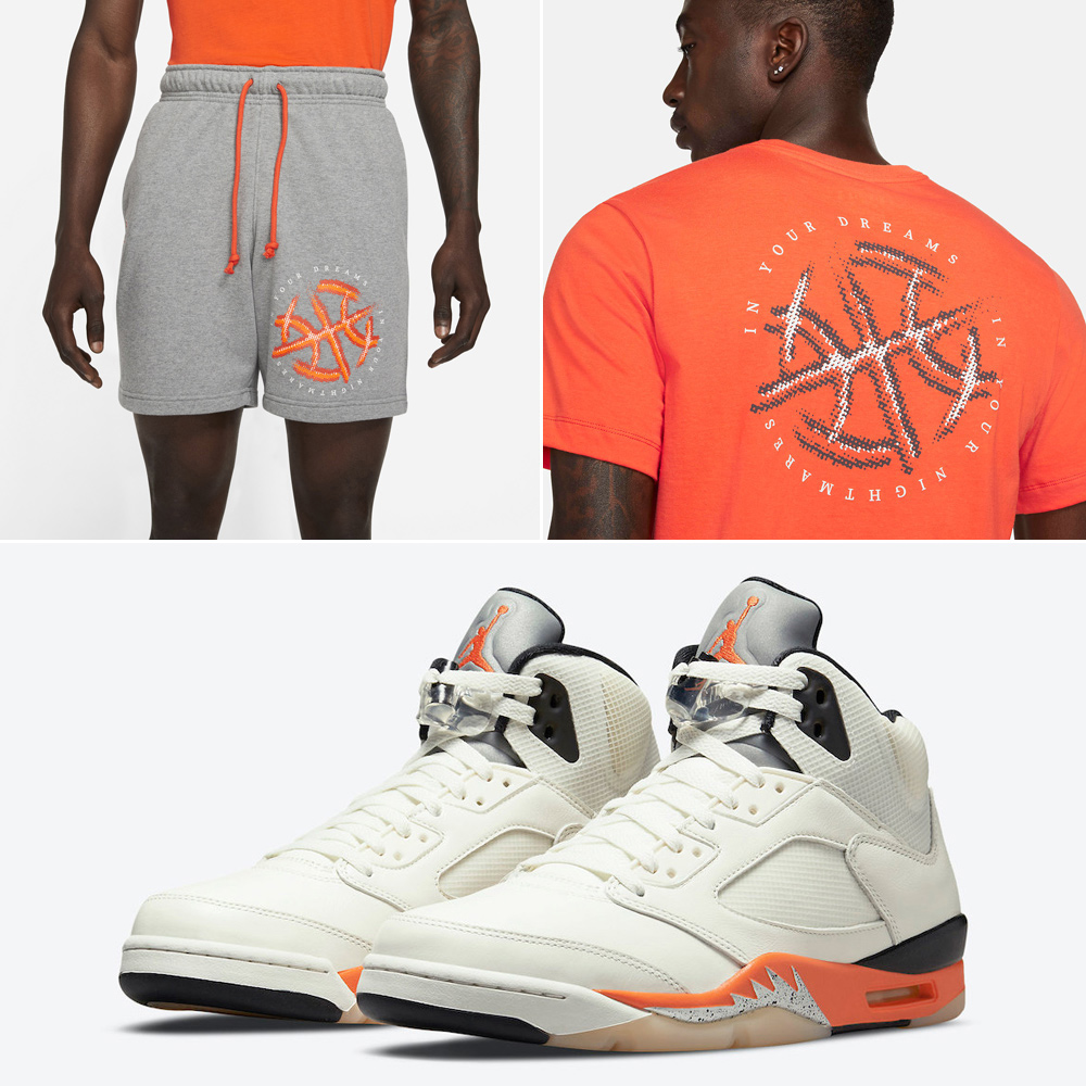 air-jordan-5-shattered-backboard-orange-blaze-shirt-shorts-outfit