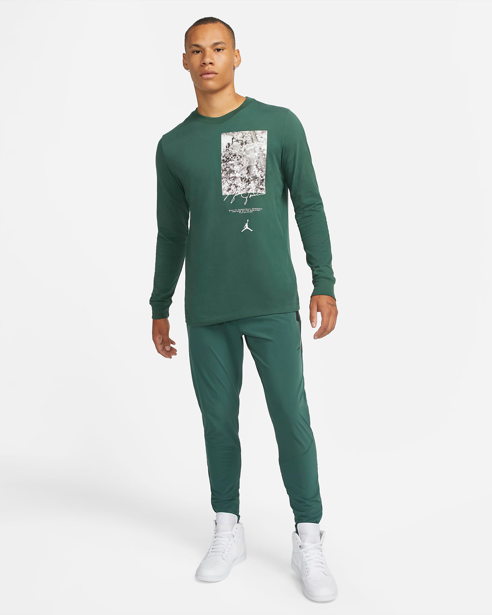 jordan-noble-green-air-statetment-pants-shirt-outfit