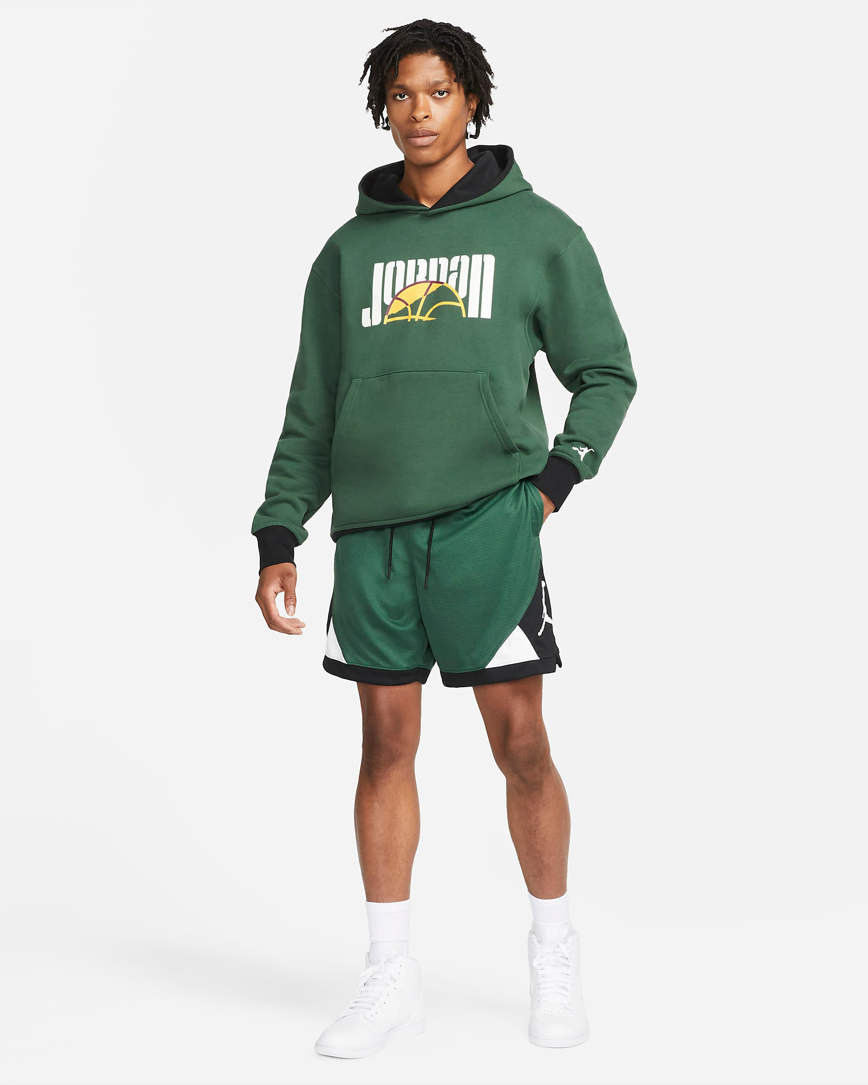 jordan-noble-green-dri-fit-air-diamond-shorts-hoodie-outfit