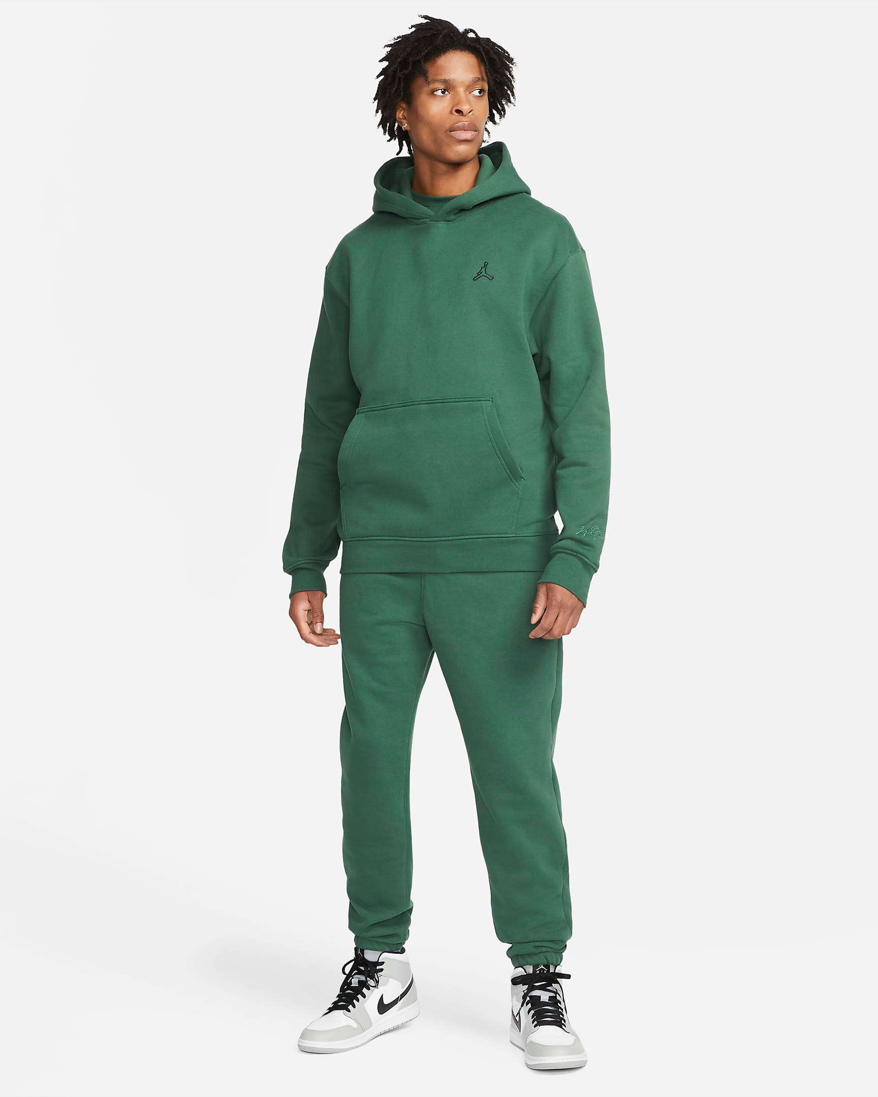 jordan-noble-green-essentials-pullover-hoodie-pants-outfit