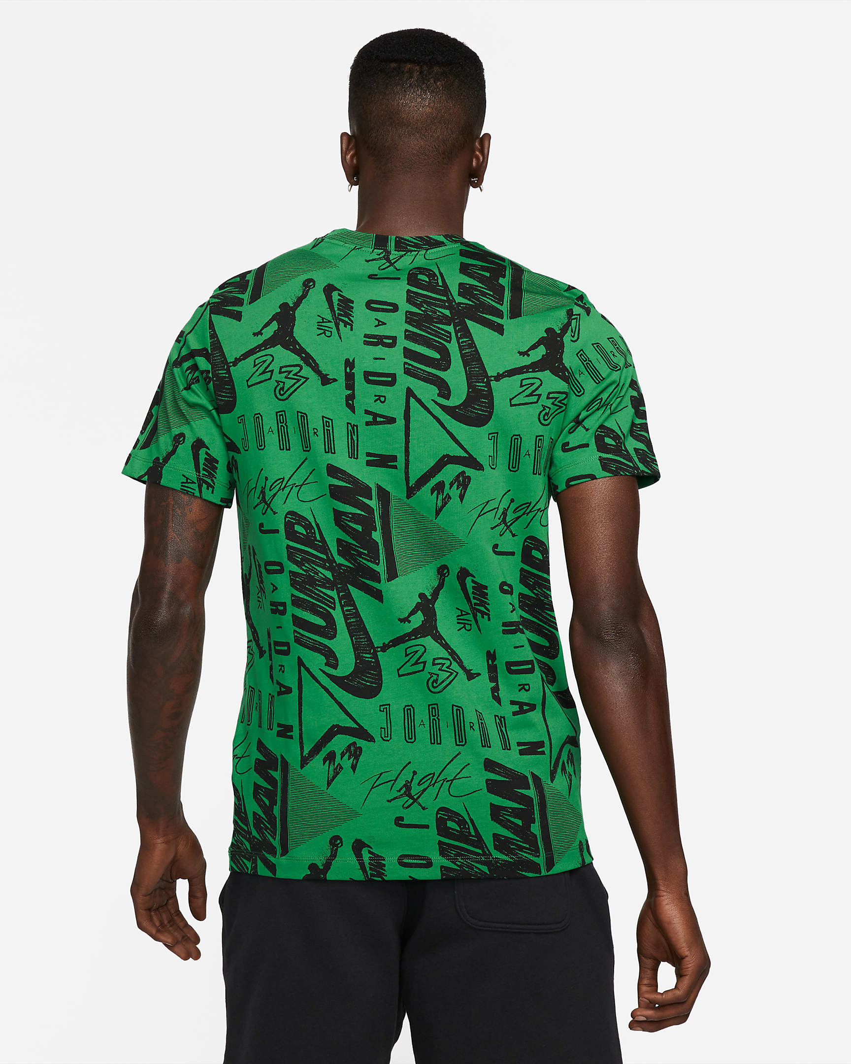 jordan-pine-green-printed-shirt-2