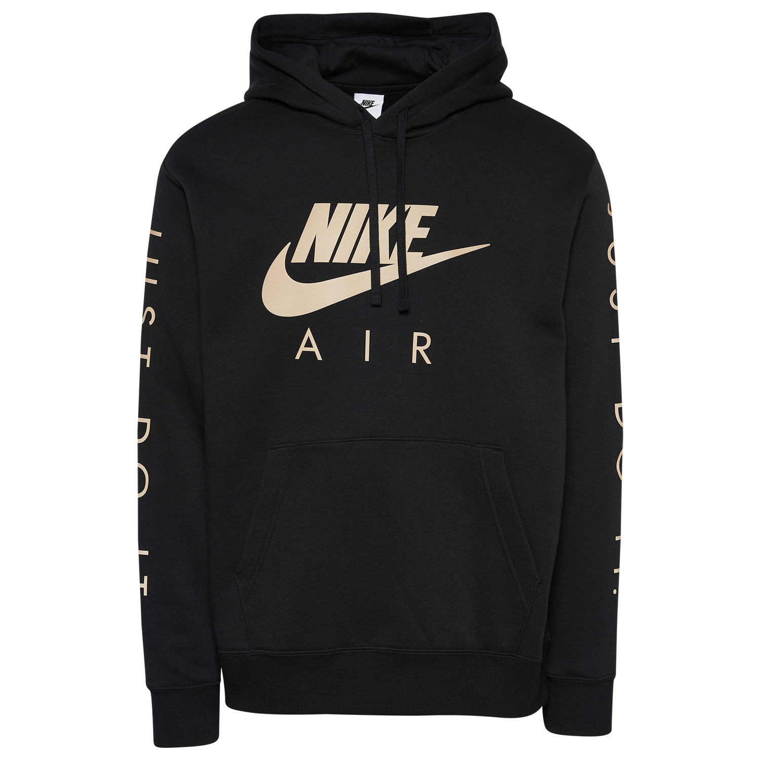 nike air reflective hoodie black gold 1
