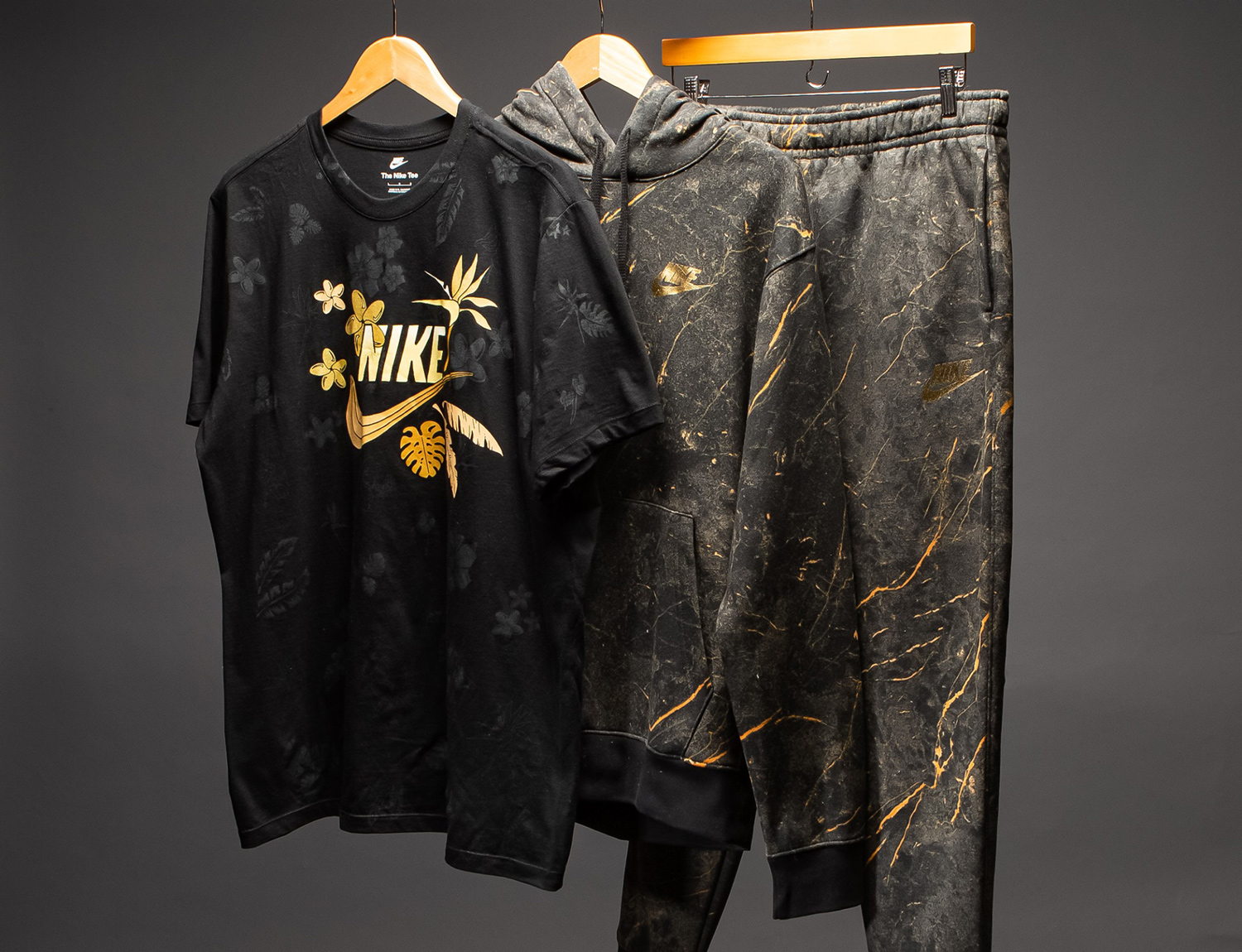 nike-metallic-gold-shirt-hoodie-pants