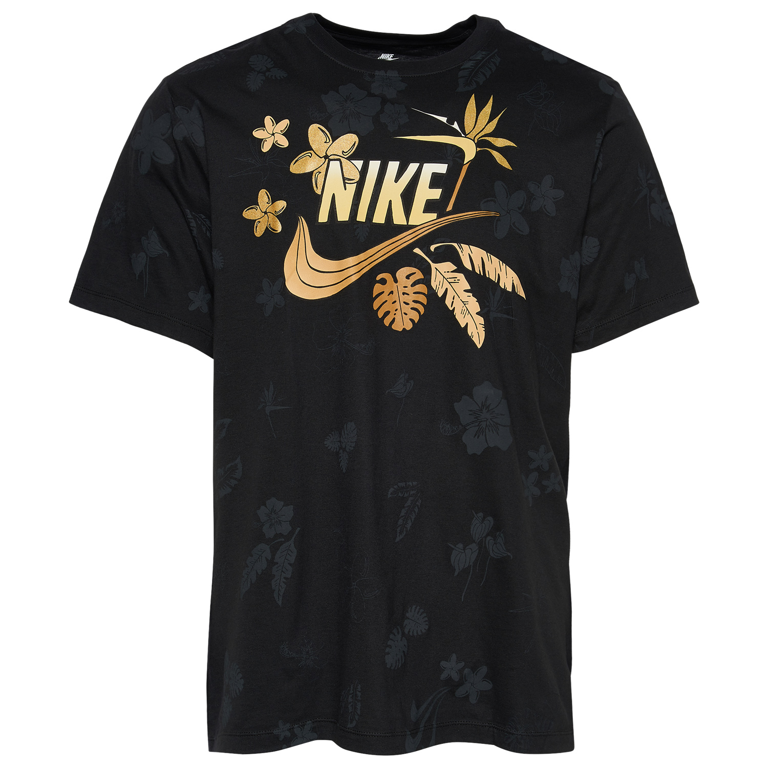 nike-palm-t-shirt-black-gold