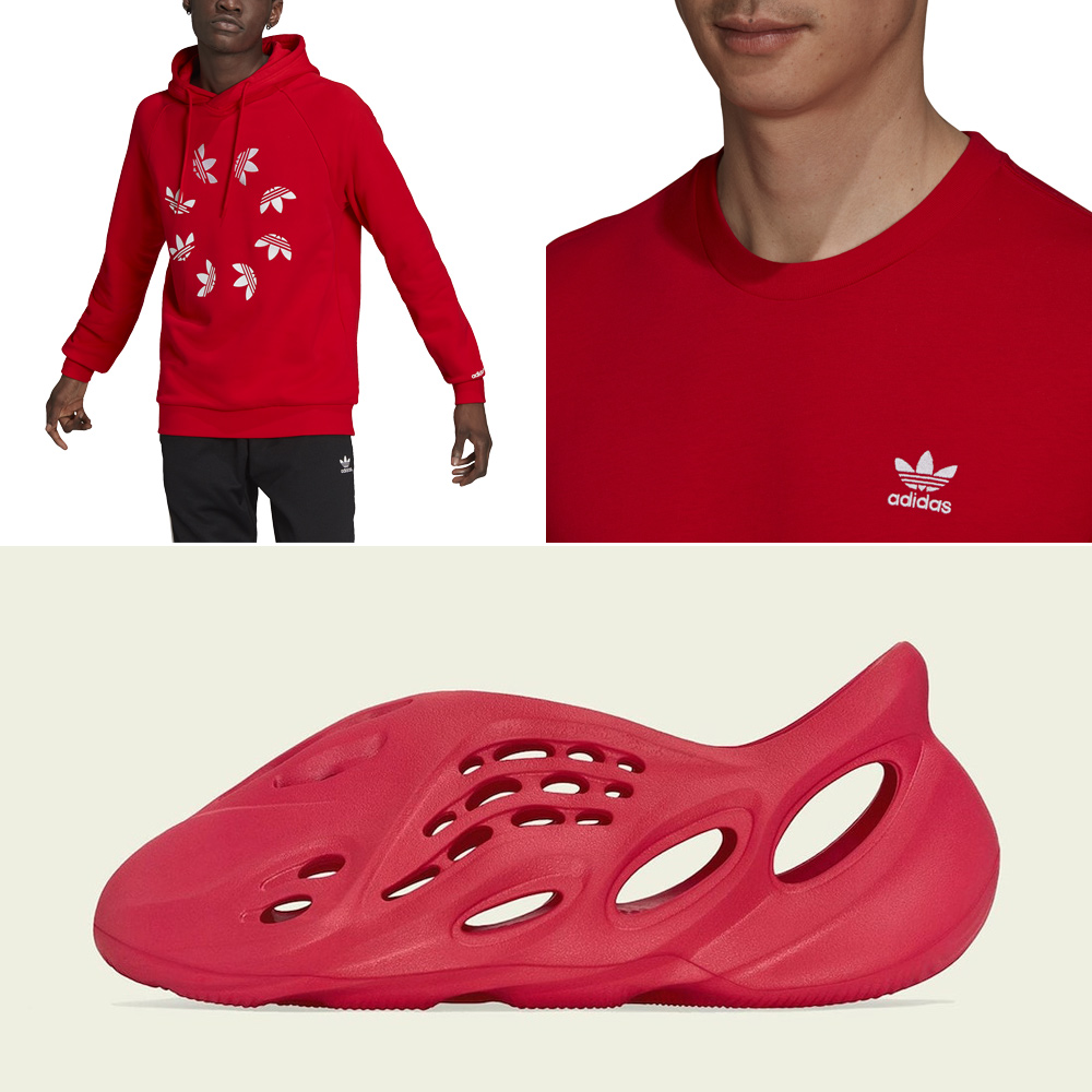 Red YEEZY Foam Runner Vermilion Shirts Clothing Outfits