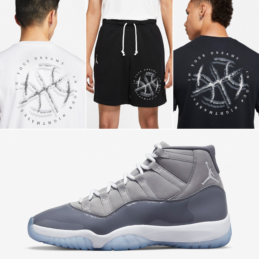 jordan-11-cool-grey-2021-shirt-shorts-outfit